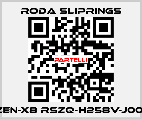 ZEN-X8 RSZQ-H258V-J001 Roda Sliprings
