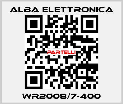 WR2008/7-400 ALBA ELETTRONICA