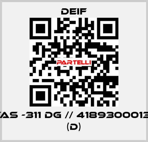 TAS -311 DG // 41893000131 (D) Deif