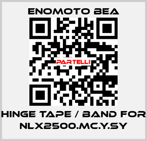 hinge tape / band for NLX2500.MC.Y.SY Enomoto BeA