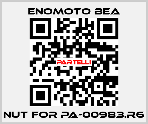 Nut for PA-00983.R6 Enomoto BeA