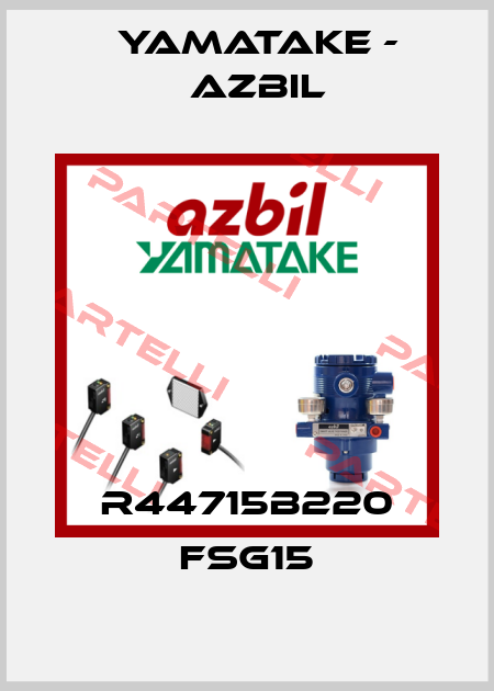 R44715B220 FSG15 Yamatake - Azbil