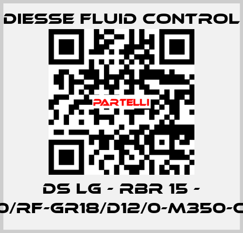 DS LG - RBR 15 - 25/40/RF-GR18/D12/0-M350-CS/CS DIESSE Fluid Control