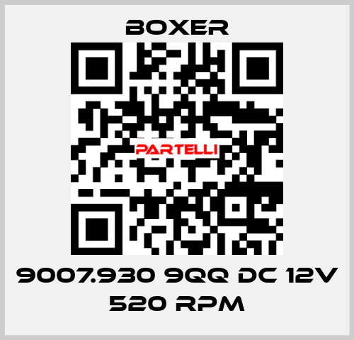 9007.930 9QQ DC 12V 520 rpm Boxer