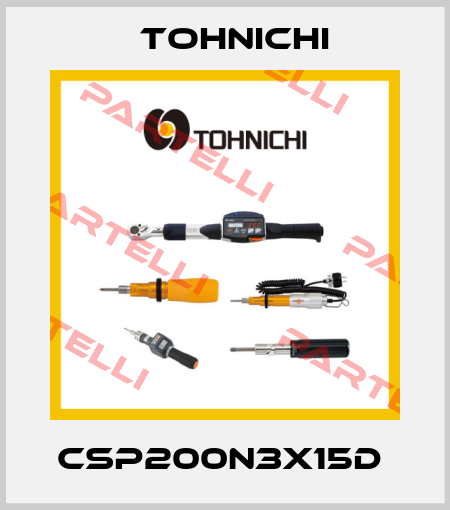 CSP200N3X15D  Tohnichi