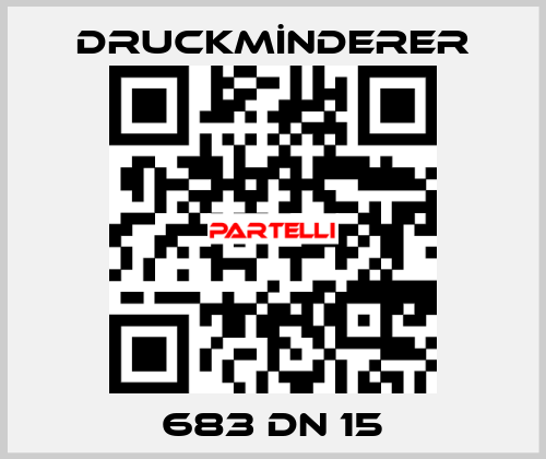 683 DN 15 DRUCKMİNDERER
