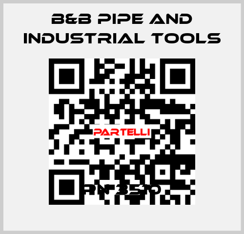 PN 3510 B&B Pipe and Industrial Tools