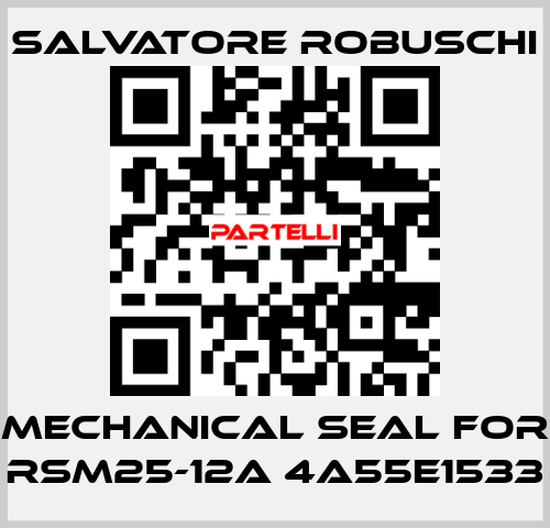 mechanical seal for RSM25-12A 4A55E1533 SALVATORE ROBUSCHI