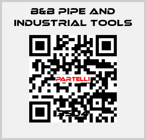 3504 B&B Pipe and Industrial Tools