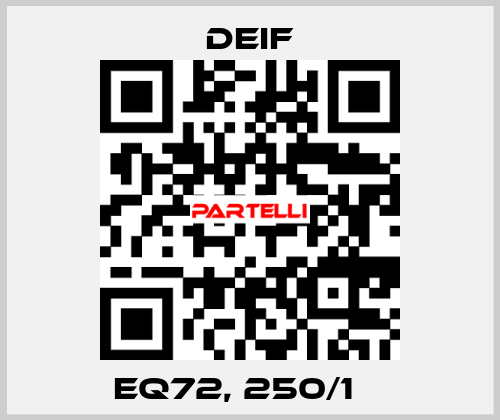 EQ72, 250/1 А Deif