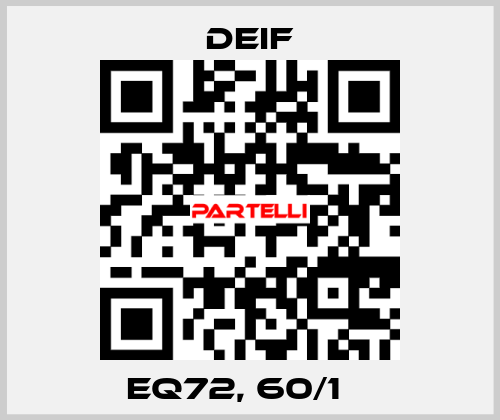 EQ72, 60/1 А Deif