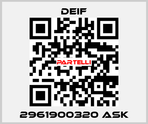 2961900320 ASK Deif
