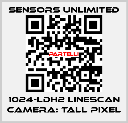 1024-LDH2 Linescan Camera: Tall Pixel Sensors Unlimited