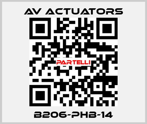 B206-PHB-14 AV Actuators