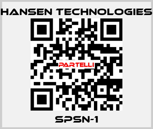 SPSN-1 HANSEN TECHNOLOGIES