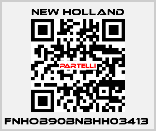 FNHOB90BNBHH03413  New Holland