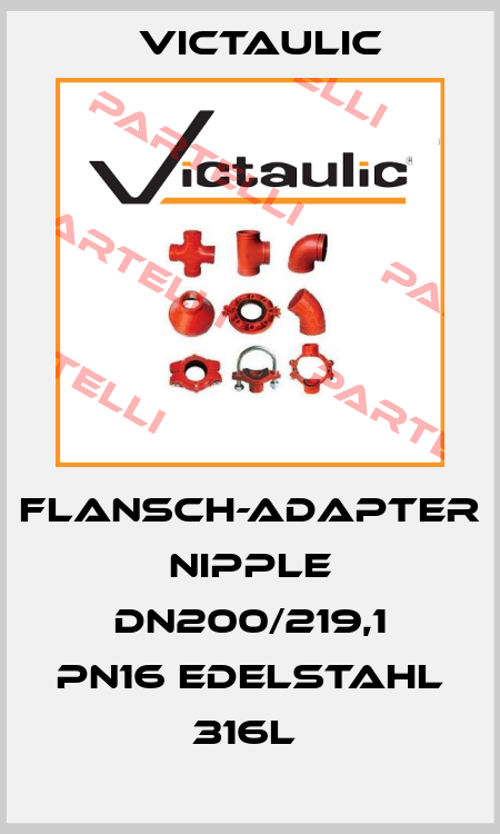 Flansch-Adapter Nipple DN200/219,1 PN16 Edelstahl 316L  Victaulic