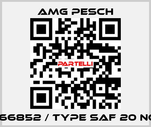 166852 / type SAF 20 NC AMG Pesch