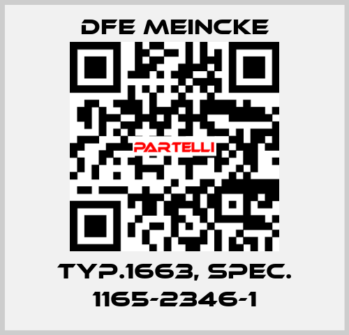 typ.1663, spec. 1165-2346-1 DFE Meincke
