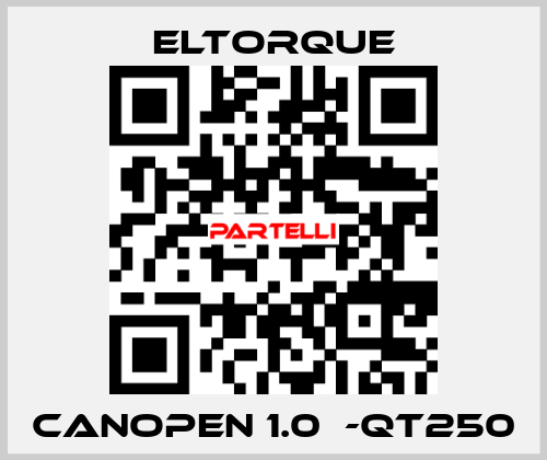 CANopen 1.0  -QT250 Eltorque