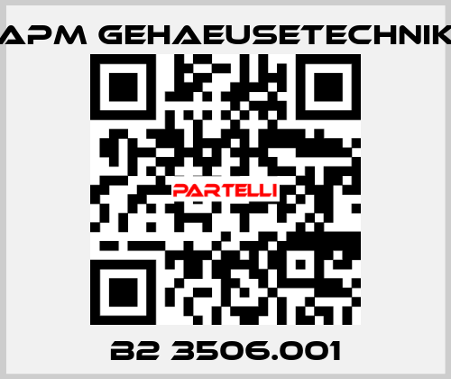 B2 3506.001 APM GEHAEUSETECHNIK