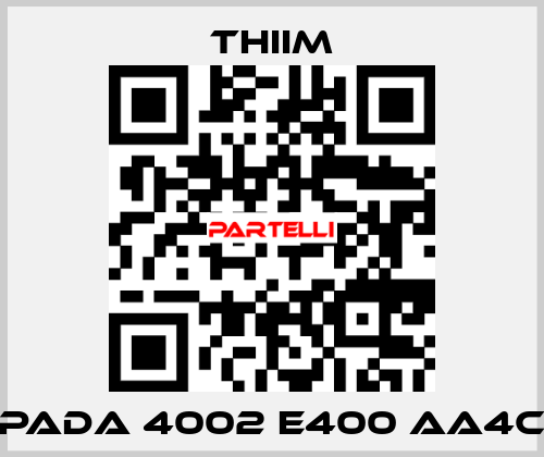 PADA 4002 E400 AA4C Thiim
