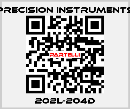 202L-204D Precision Instruments
