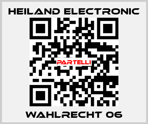 WAHLRECHT 06 Heiland electronic