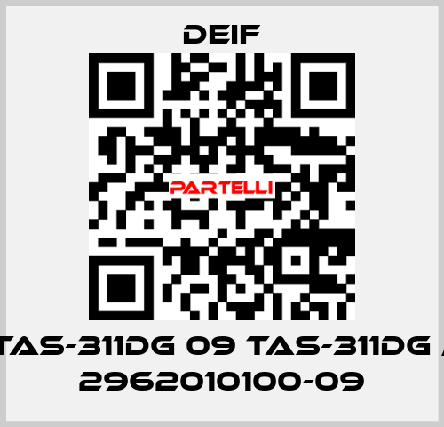 TAS-311DG 09 TAS-311DG / 2962010100-09 Deif