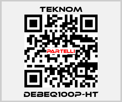 DEBEQ100P-HT Teknom