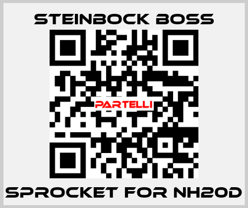 sprocket for NH20D Steinbock Boss