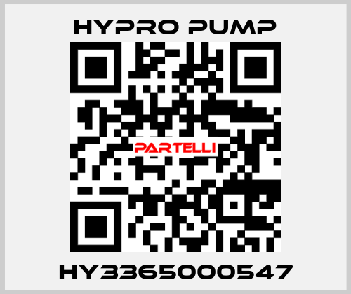 HY3365000547 Hypro Pump