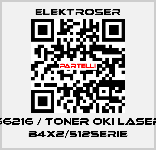 66216 / TONER OKI LASER B4X2/512Serie ELEKTROSER