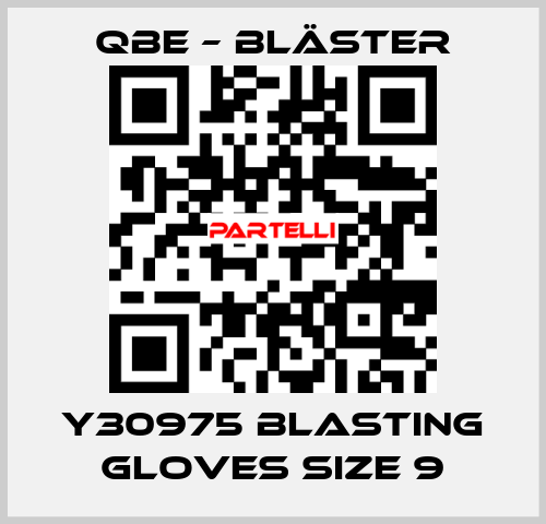 Y30975 Blasting gloves size 9 QBE – Bläster
