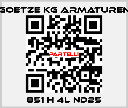 851 H 4L ND25 Goetze KG Armaturen