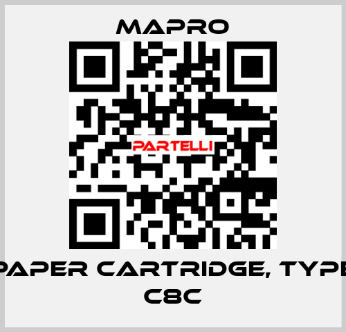Paper cartridge, type C8C Mapro