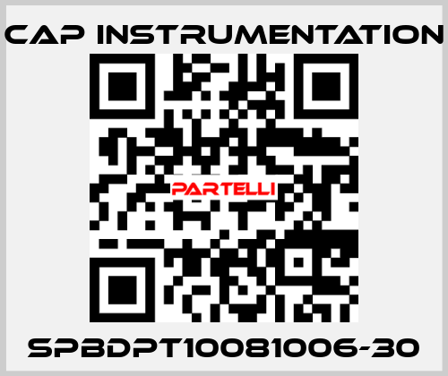 SPBDPT10081006-30 Cap Instrumentation