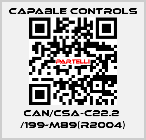 CAN/CSA-C22.2  /199-M89(R2004) Capable Controls