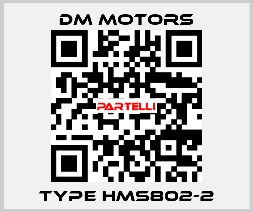 Type HMS802-2 DM Motors