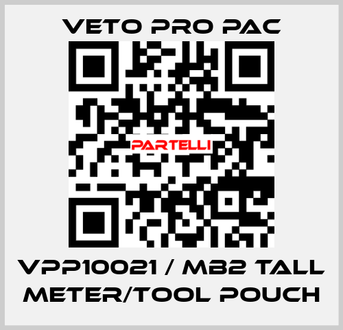 VPP10021 / MB2 Tall Meter/Tool Pouch Veto Pro Pac