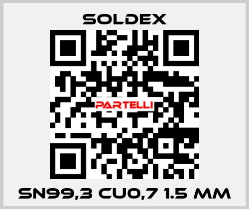 Sn99,3 Cu0,7 1.5 mm SOLDEX