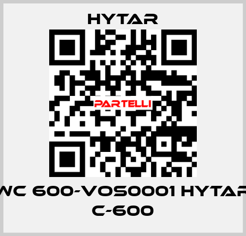 WC 600-VOS0001 HYTAR C-600 Hytar