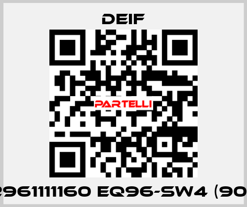 2961111160 EQ96-sw4 (90°) Deif