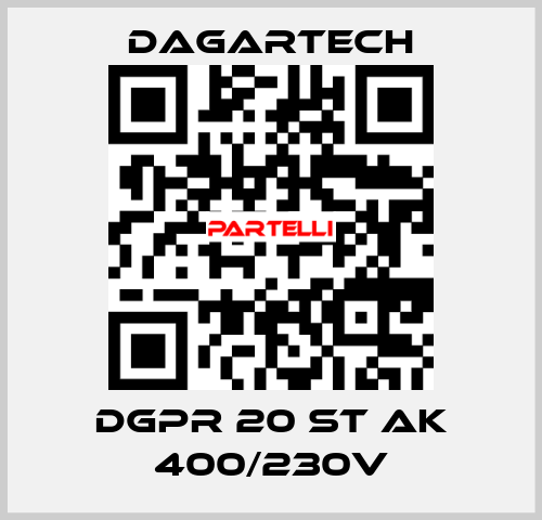 DGPR 20 ST AK 400/230V Dagartech