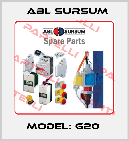 model: G20  Abl Sursum