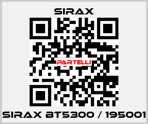 SIRAX BT5300 / 195001 SIRAX