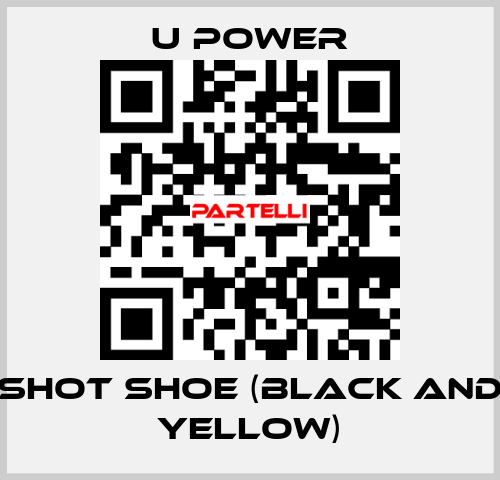shot shoe (black and yellow) U POWER