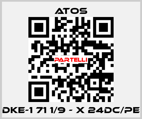 DKE-1 71 1/9 - X 24DC/PE Atos