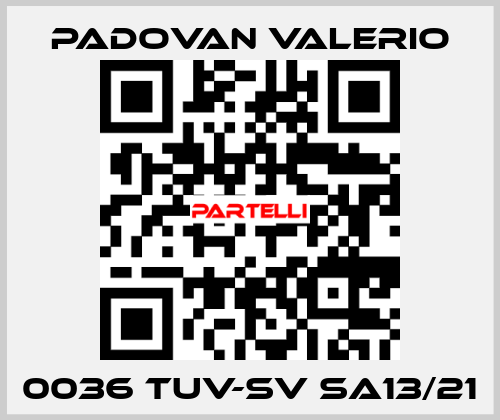 0036 TUV-SV SA13/21 PADOVAN VALERIO