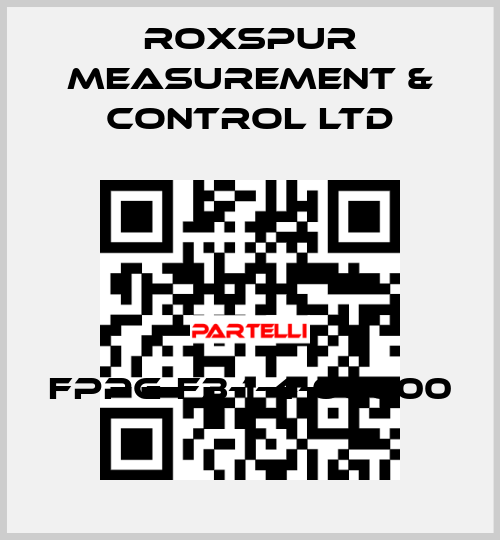 FPPG-F3-1-4-00000 Roxspur Measurement & Control Ltd